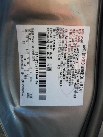 Photo 11 VIN: 1FAHP53254A168182 - FORD TAURUS SE 