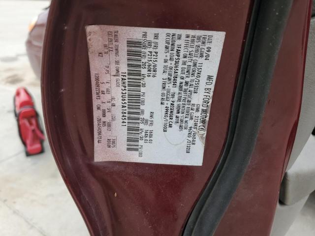 Photo 11 VIN: 1FAHP53U65A184541 - FORD TAURUS 