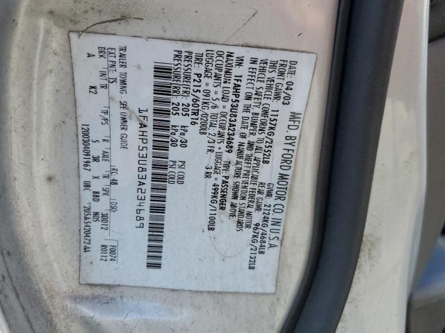 Photo 11 VIN: 1FAHP53U83A234689 - FORD TAURUS 