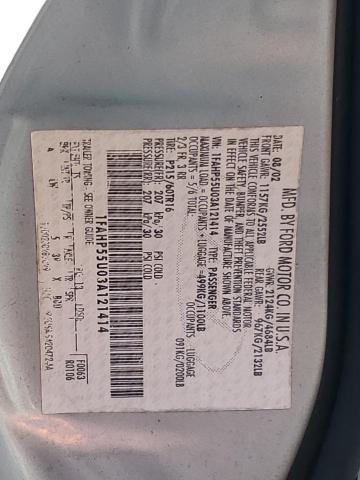 Photo 11 VIN: 1FAHP55U03A121414 - FORD TAURUS SES 