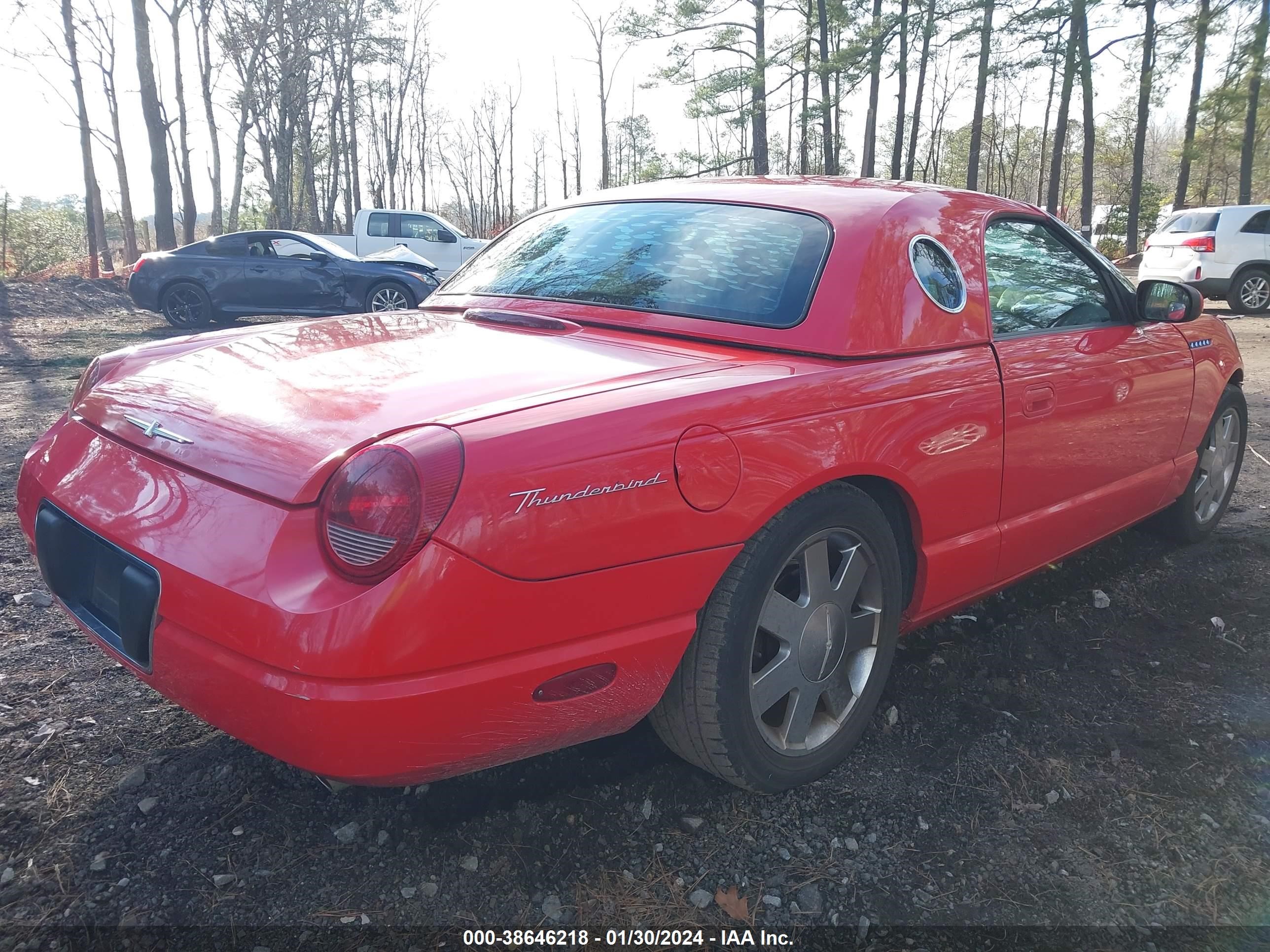 Photo 3 VIN: 1FAHP60A92Y125647 - FORD THUNDERBIRD 