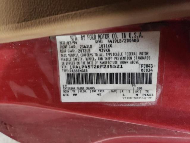 Photo 11 VIN: 1FALP45T2RF235521 - FORD MUSTANG 