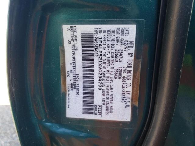 Photo 11 VIN: 1FALP521XVG204790 - FORD TAURUS 