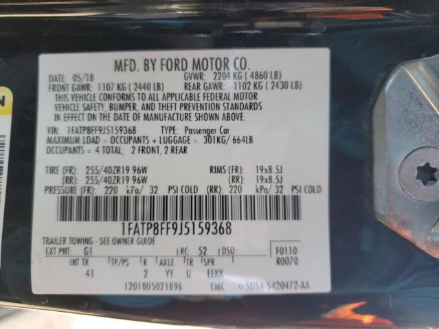 Photo 11 VIN: 1FATP8FF9J5159368 - FORD MUSTANG 