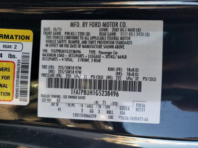 Photo 11 VIN: 1FATP8UH1G5238496 - FORD ALL MODELS 