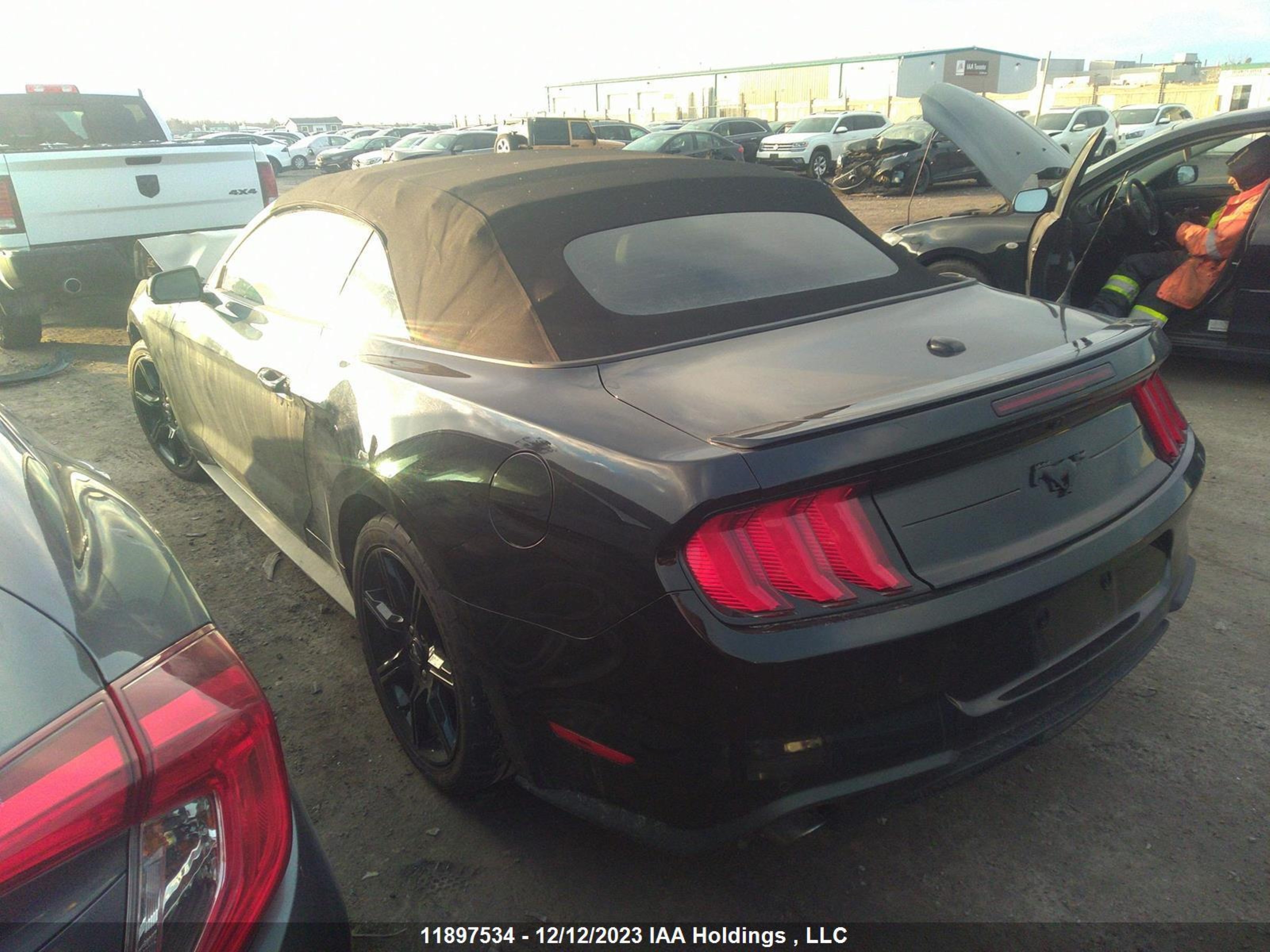 Photo 2 VIN: 1FATP8UH4K5183762 - FORD MUSTANG 