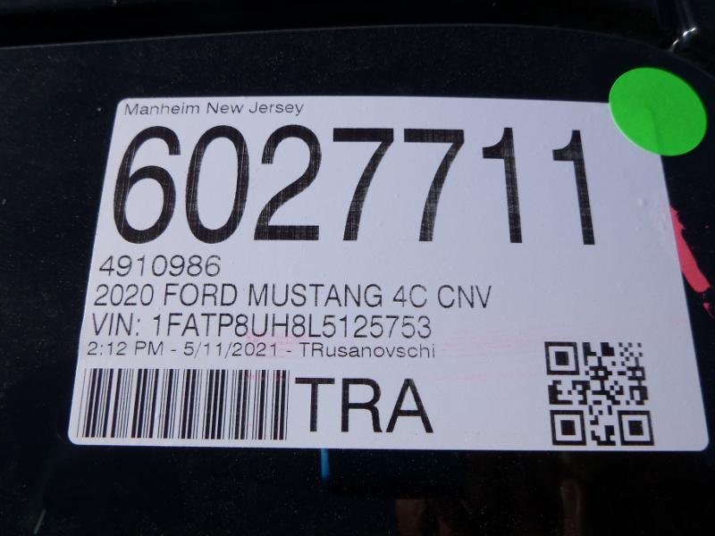 Photo 11 VIN: 1FATP8UH8L5125753 - FORD MUSTANG 4C CNV 