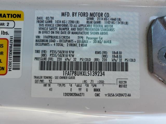 Photo 12 VIN: 1FATP8UHXL5139234 - FORD MUSTANG 