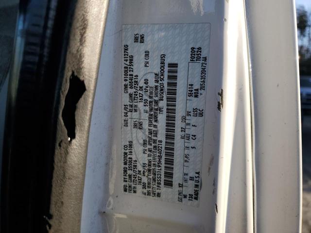 Photo 11 VIN: 1FBSS31L95HB40218 - FORD E350 