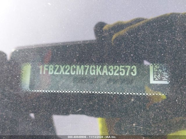 Photo 8 VIN: 1FBZX2CM7GKA32573 - FORD TRANSIT 