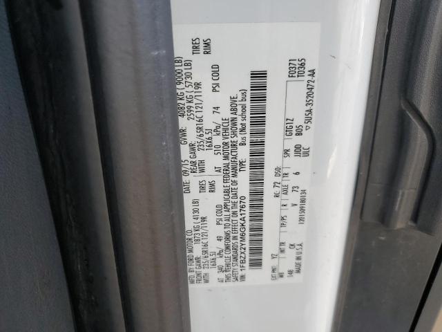 Photo 12 VIN: 1FBZX2YM6GKA17670 - FORD TRANSIT T- 