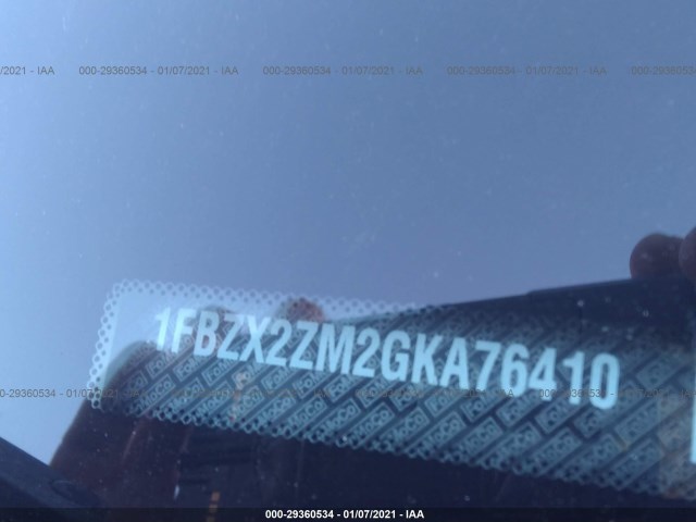 Photo 8 VIN: 1FBZX2ZM2GKA76410 - FORD TRANSIT WAGON 