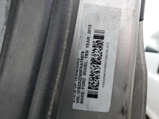 Photo 9 VIN: 1FBZX2ZM9FKA79979 - FORD TRANSIT T- 