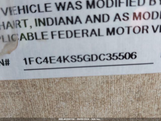 Photo 8 VIN: 1FC4E4KS5GDC35506 - FORD E-450 