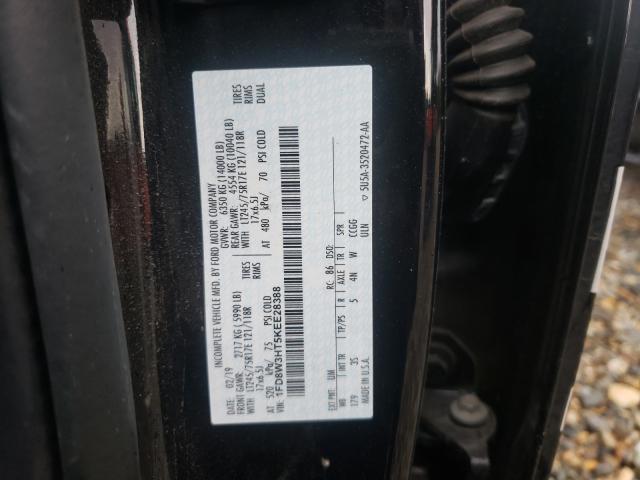 Photo 9 VIN: 1FD8W3HT5KEE28388 - FORD F350 SUPER 