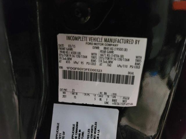 Photo 9 VIN: 1FDGF5GY3FED00323 - FORD F550 SUPER 