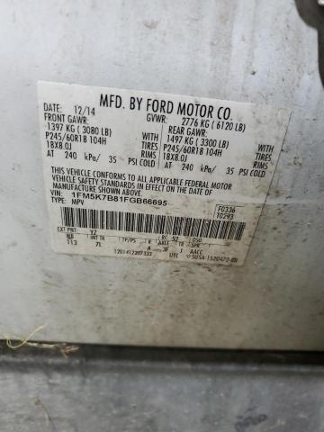 Photo 12 VIN: 1FM5K7B81FGB66695 - FORD EXPLORER 