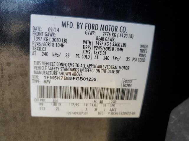 Photo 12 VIN: 1FM5K7B85FGB01235 - FORD EXPLORER 