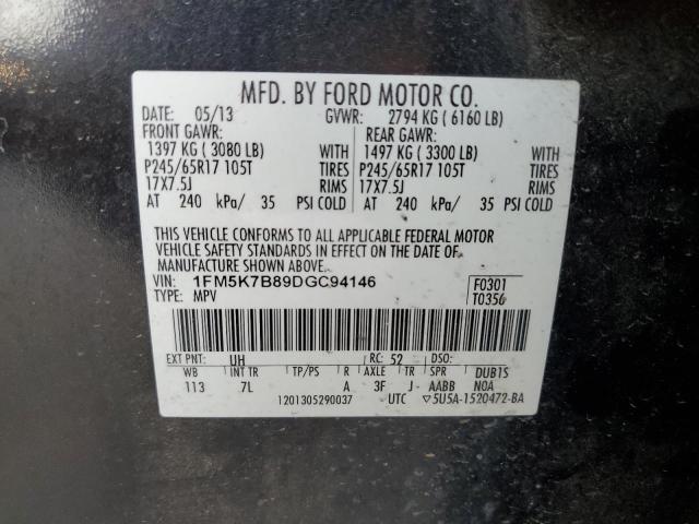 Photo 12 VIN: 1FM5K7B89DGC94146 - FORD EXPLORER 