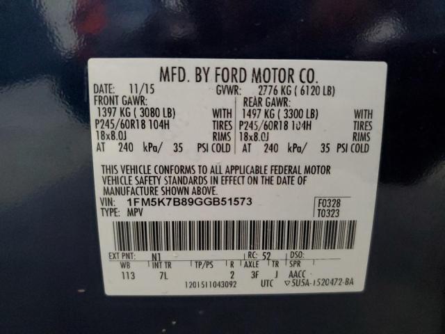 Photo 13 VIN: 1FM5K7B89GGB51573 - FORD EXPLORER 