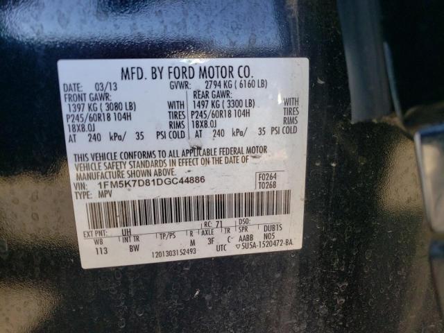 Photo 11 VIN: 1FM5K7D81DGC44886 - FORD EXPLORER X 