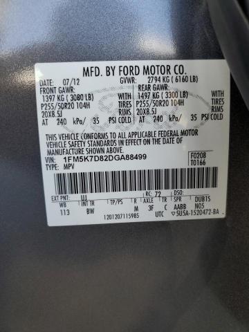 Photo 13 VIN: 1FM5K7D82DGA88499 - FORD EXPLORER X 