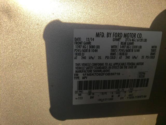 Photo 11 VIN: 1FM5K7D82FGB59719 - FORD EXPLORER X 