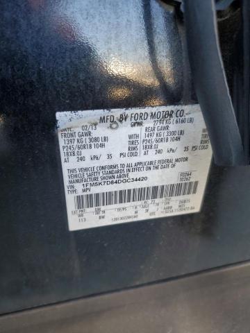 Photo 12 VIN: 1FM5K7D84DGC34420 - FORD EXPLORER 