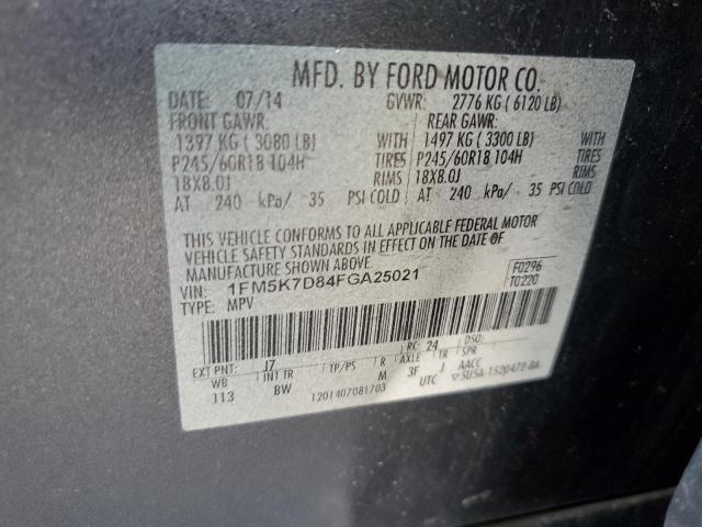 Photo 12 VIN: 1FM5K7D84FGA25021 - FORD EXPLORER X 