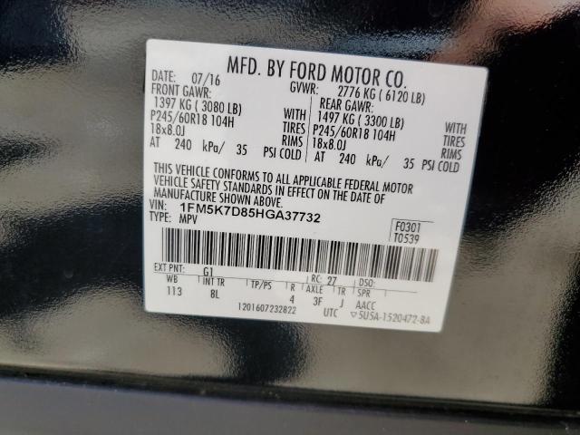 Photo 13 VIN: 1FM5K7D85HGA37732 - FORD EXPLORER X 