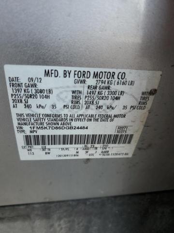 Photo 12 VIN: 1FM5K7D86DGB24484 - FORD EXPLORER X 