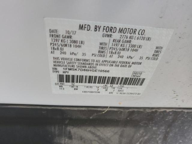 Photo 11 VIN: 1FM5K7D86HGE10566 - FORD EXPLORER 