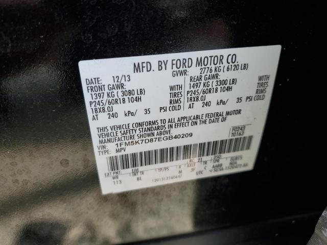 Photo 12 VIN: 1FM5K7D87EGB40209 - FORD EXPLORER X 