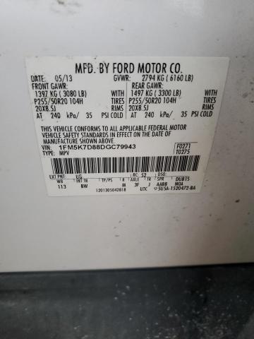 Photo 11 VIN: 1FM5K7D88DGC79943 - FORD EXPLORER 