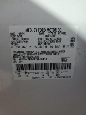 Photo 13 VIN: 1FM5K7D88FGA93418 - FORD EXPLORER X 