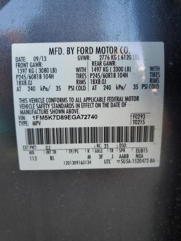 Photo 12 VIN: 1FM5K7D89EGA72740 - FORD EXPLORER X 