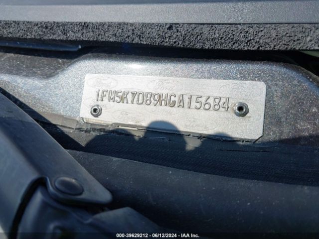 Photo 8 VIN: 1FM5K7D89HGA15684 - FORD EXPLORER 