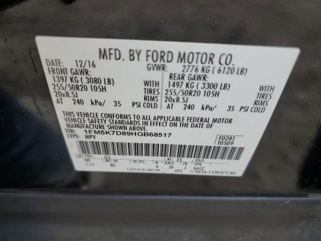 Photo 12 VIN: 1FM5K7D89HGB68517 - FORD EXPLORER X 