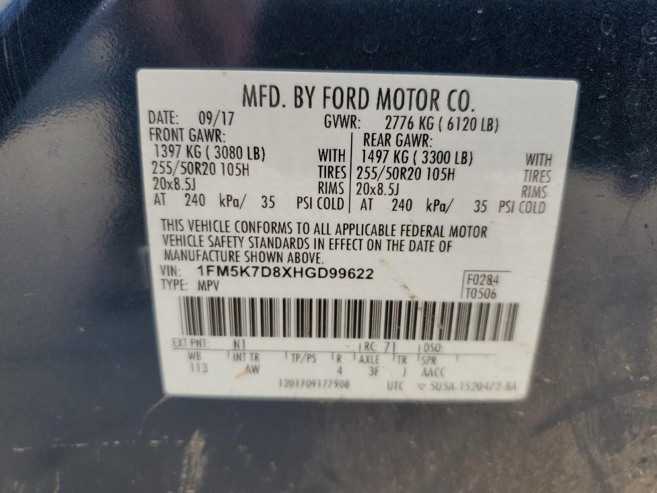 Photo 13 VIN: 1FM5K7D8XHGD99622 - FORD EXPLORER 