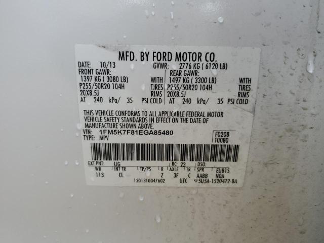 Photo 13 VIN: 1FM5K7F81EGA85480 - FORD EXPLORER L 