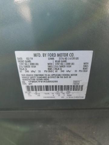 Photo 12 VIN: 1FM5K7F81KGB53255 - FORD EXPLORER L 