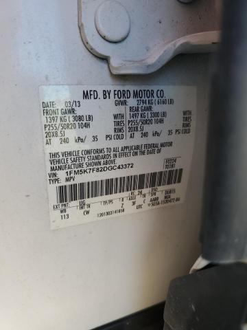 Photo 9 VIN: 1FM5K7F82DGC43372 - FORD EXPLORER L 