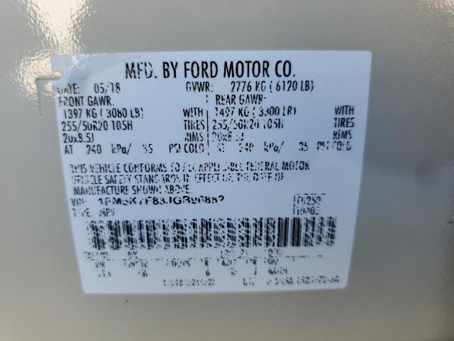 Photo 12 VIN: 1FM5K7F83JGB96882 - FORD EXPLORER L 