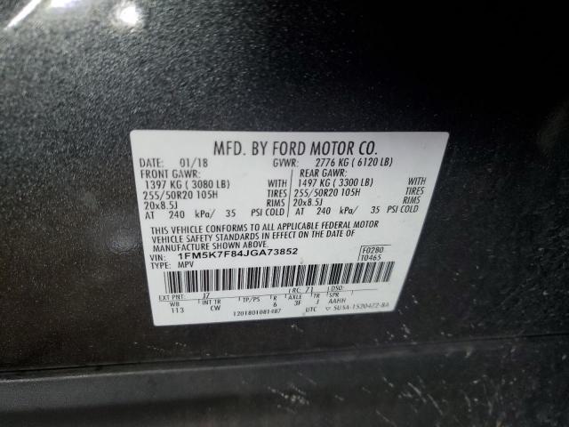 Photo 13 VIN: 1FM5K7F84JGA73852 - FORD EXPLORER 