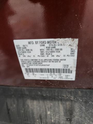 Photo 13 VIN: 1FM5K7F87GGA93747 - FORD EXPLORER L 