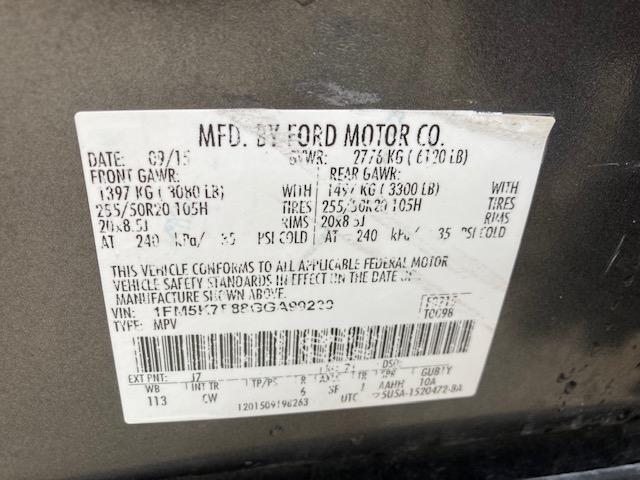 Photo 9 VIN: 1FM5K7F88GGA99220 - FORD EXPLORER L 