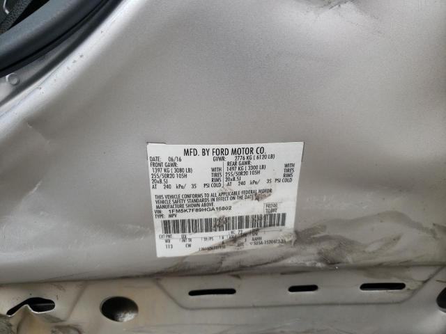 Photo 12 VIN: 1FM5K7F89HGA16802 - FORD EXPLORER L 