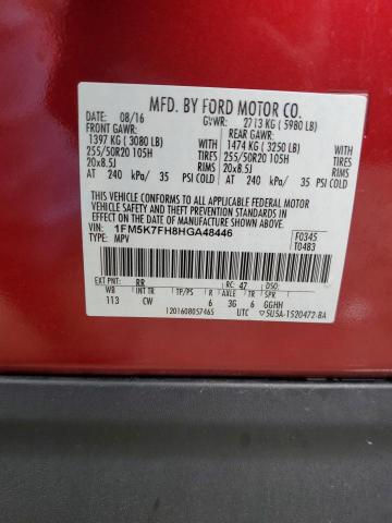 Photo 12 VIN: 1FM5K7FH8HGA48446 - FORD EXPLORER L 