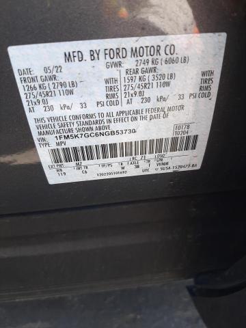 Photo 12 VIN: 1FM5K7GC6NGB53730 - FORD EXPLORER S 