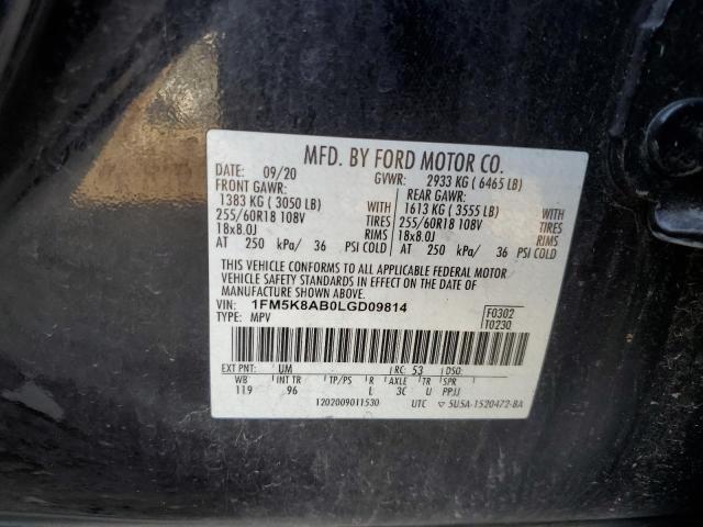 Photo 11 VIN: 1FM5K8AB0LGD09814 - FORD EXPLORER 